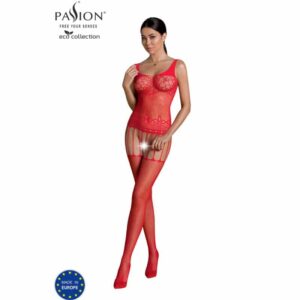 Passion - Coleo Eco Bodystocking Eco Bs001 Vermelho