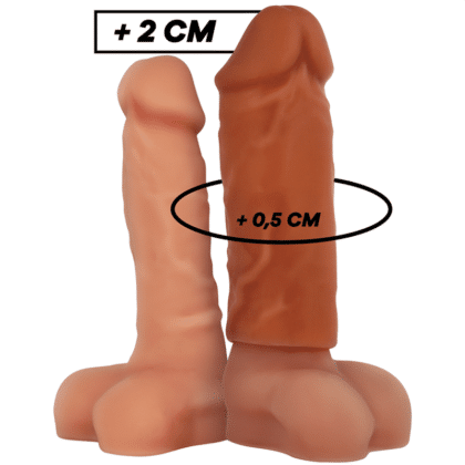 Virilxl - Extensão De Pênis De Silicone Líquido V3 Marrom