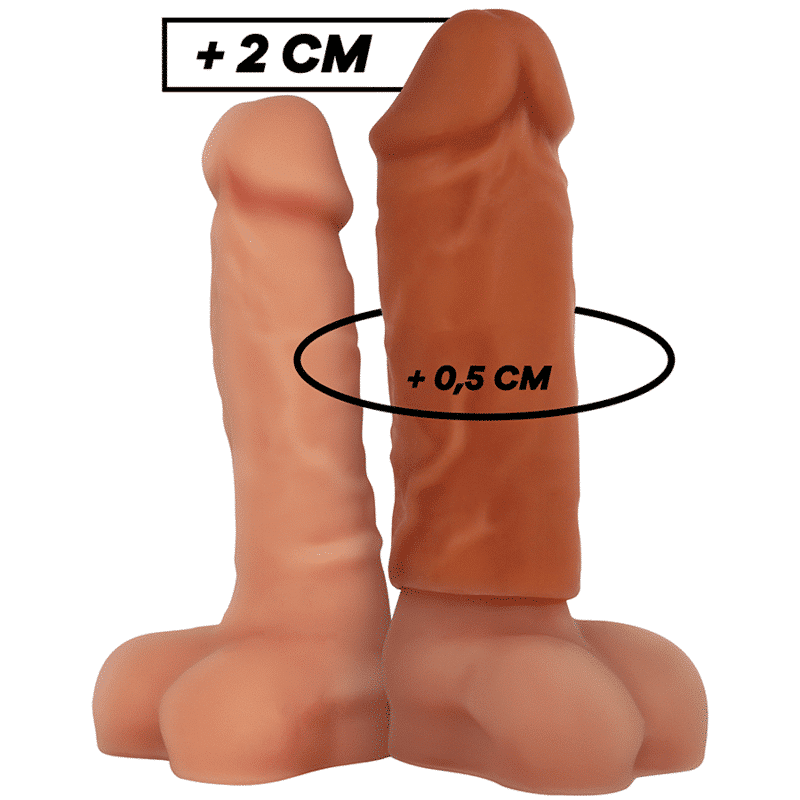 Virilxl - Extensão De Pênis De Silicone Líquido V3 Marrom
