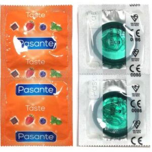 Pasante - Saco De Preservativos Sabor Hortela 144 Unidades
