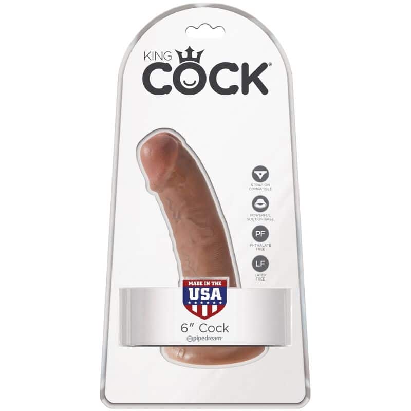 King Cock - Pênis Realístico 15 Cm Caramelo - Image 6
