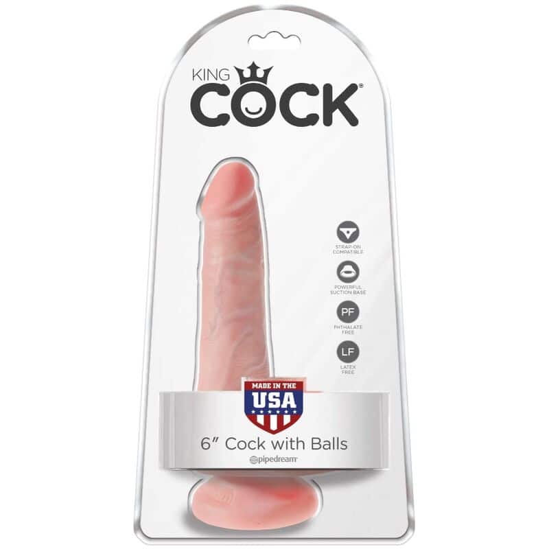King Cock - Pênis Realístico Com Bolas 13.5 Cm Leve - Image 6