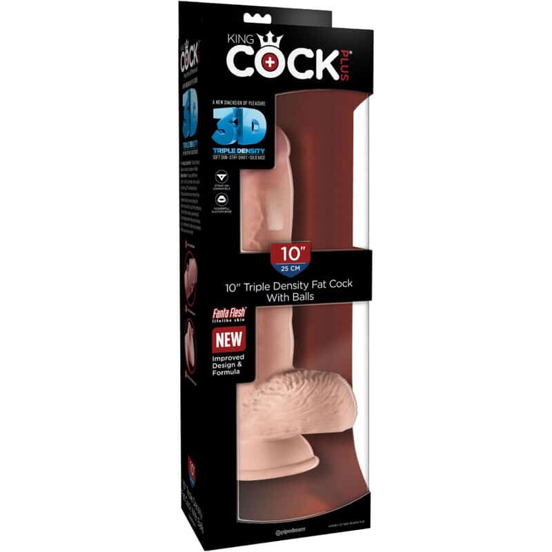 King Cock - Pênis Realístico Com Bolas 19.4 Cm Leve - Image 7