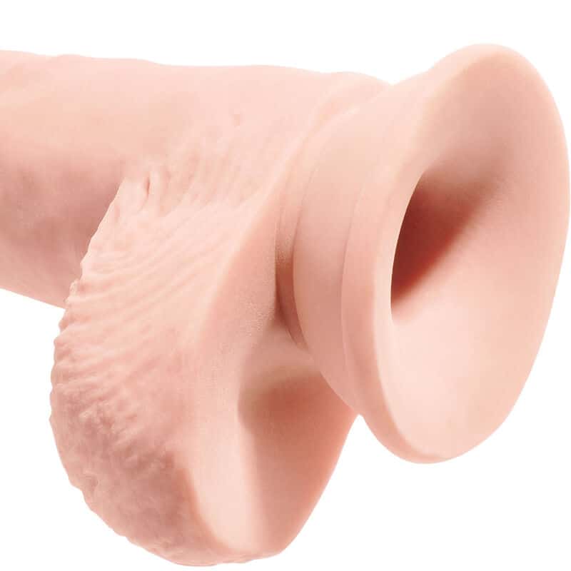 King Cock - Pênis Realístico Com Bolas 19.4 Cm Leve - Image 5