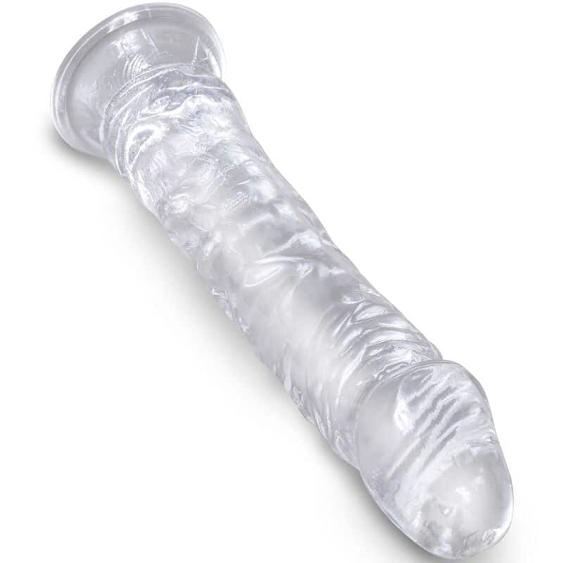 King Cock - Pênis Realista Claro 19.7 Cm Transparente - Image 2