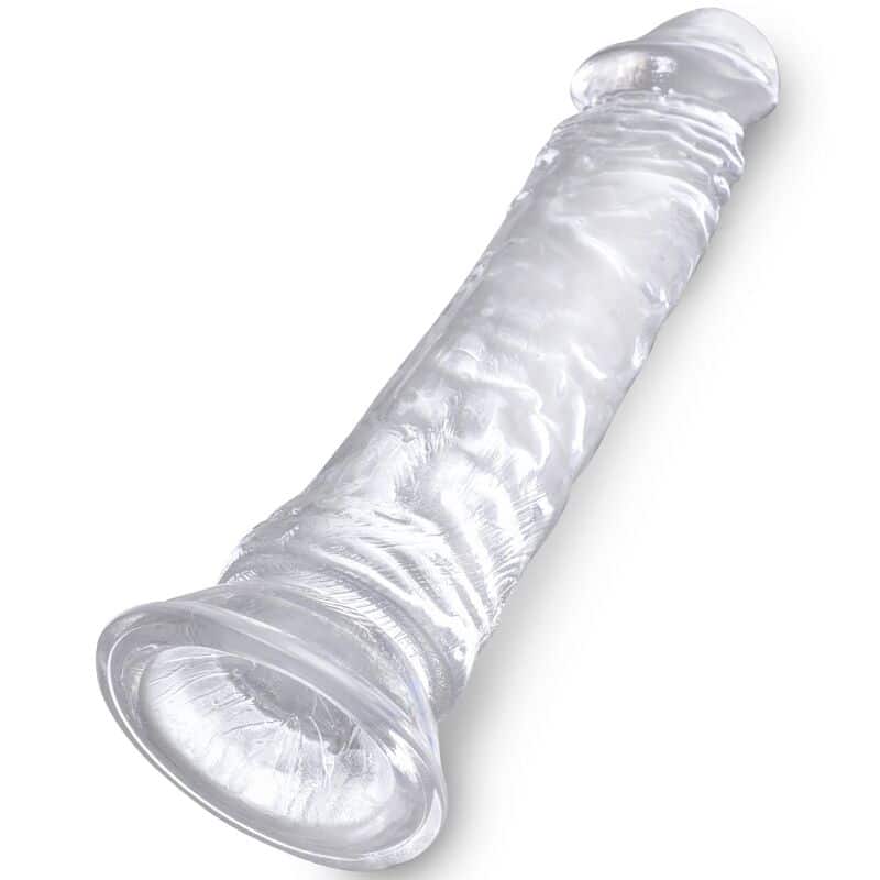 King Cock - Pênis Realista Claro 19.7 Cm Transparente - Image 3