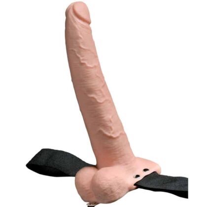 Fetish Fantasy Series - Arnês Ajustvel Pénis Realista Com Bolas Recarregveis E Vibrador 23 Cm
