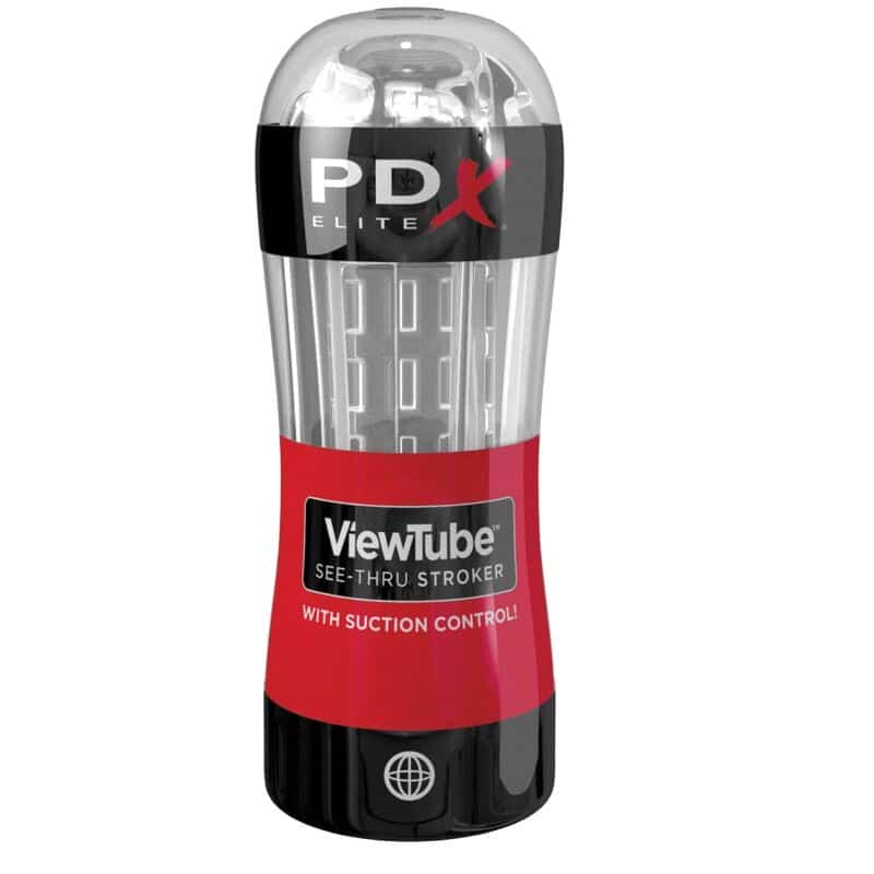 PDX Elite - Stroker Masturbador Viewtube com Controle de Sucção Transparente - Image 2