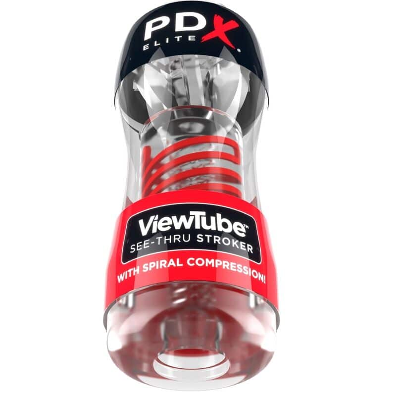 Pdx Elite - Stroker Viewtube 2 Compresso Espiral Transparente - Image 2