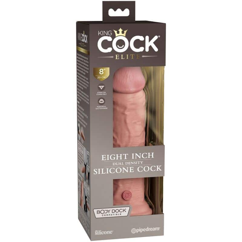 King Cock - Elite Dildo Silicone Realista 20.3 Cm - Image 5