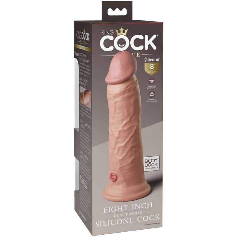 King Cock - Elite Dildo Silicone Realista 20.3 Cm - Image 6