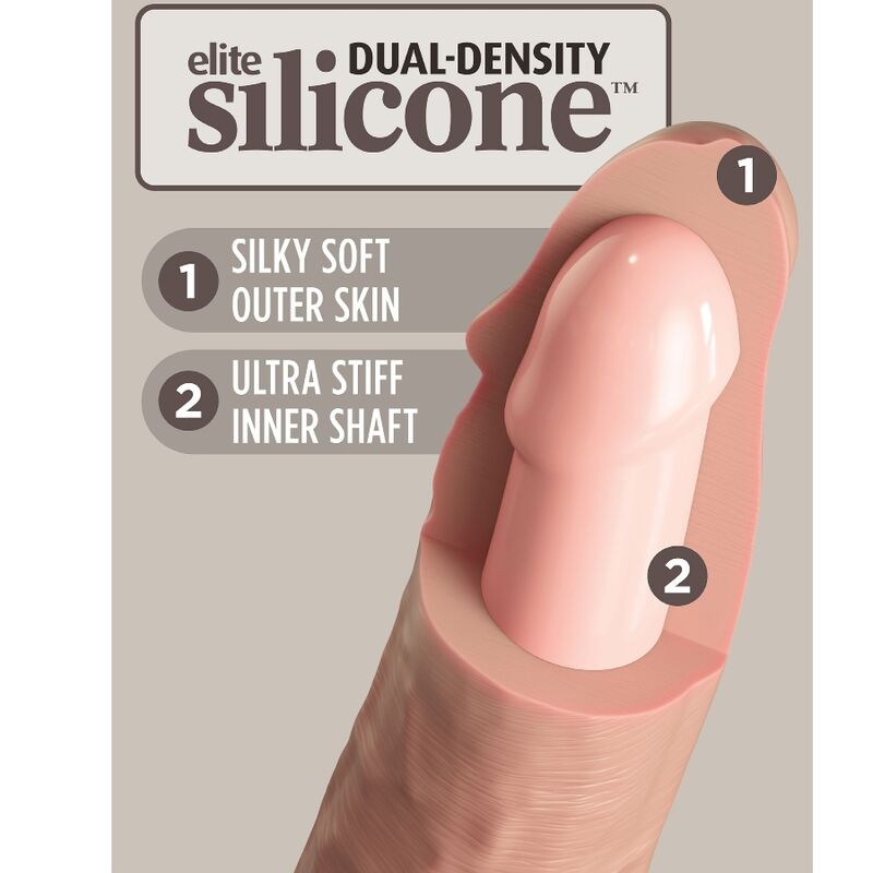 King Cock - Elite Dildo Silicone Realista 23 Cm - Image 4