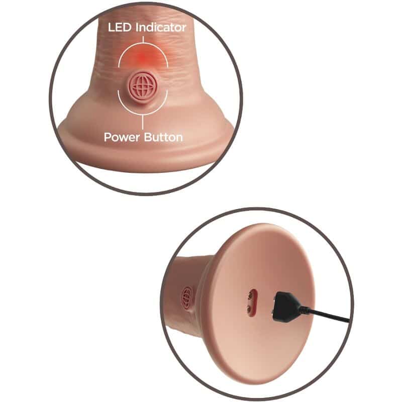 King Cock - Elite Vibrador Realístico E Silicone 15.2 Cm - Image 5