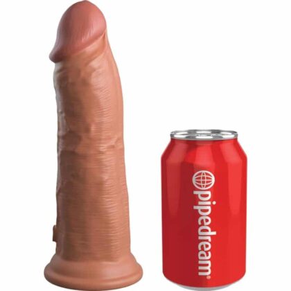 King Cock - Elite Vibrador Realístico E Silicone 20.3 Cm Caramelo