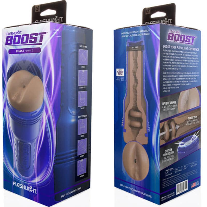 Fleshlight Boost - Ano Blast Masturbador Feminino Md Flesh Rp - Image 4