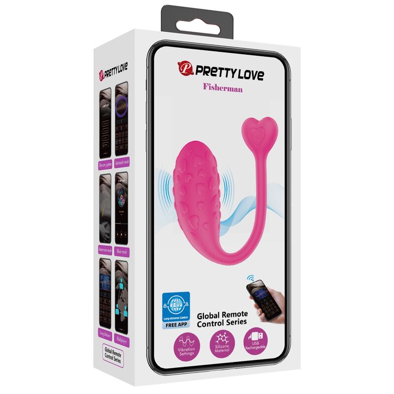 Pretty Love - Ovo Vibratório Rosa Fisher Controlado Por Aplicativo - Image 8