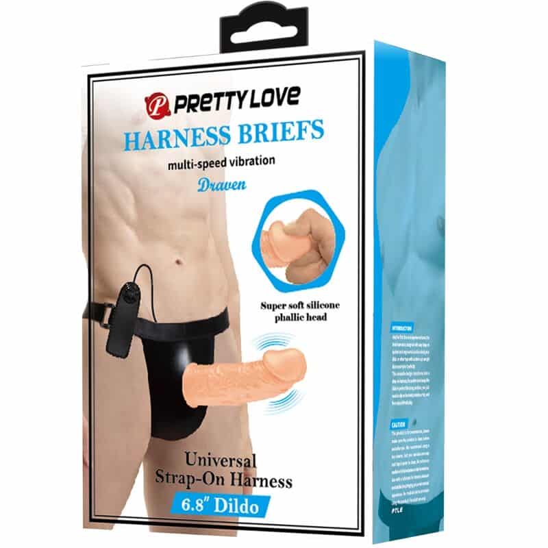 Pretty Love - Cuecas De Arnês Com Dildo De Vibrao Incluído - Image 13