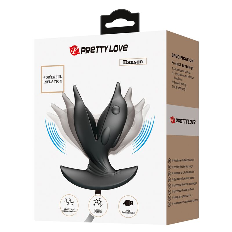 Pretty Love - Plug Anal Delfin Inflvel E Recarregvel - Image 10