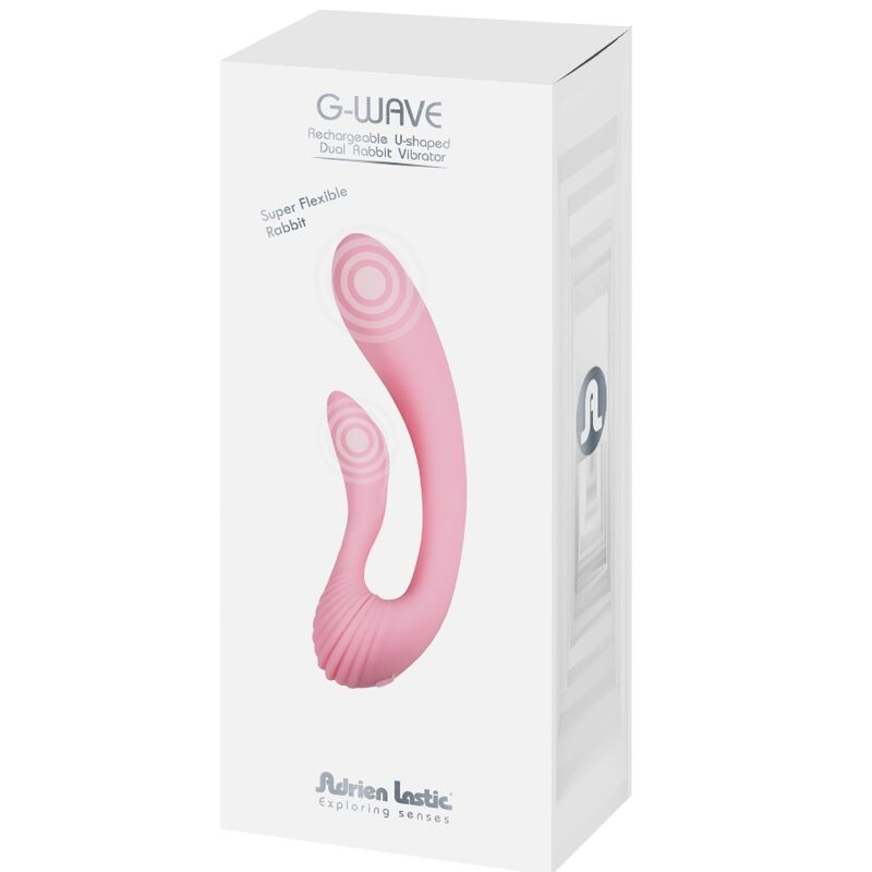 Adrien Lastic - Vibrador Duplo Coelho G-Wave Rosa - Image 7