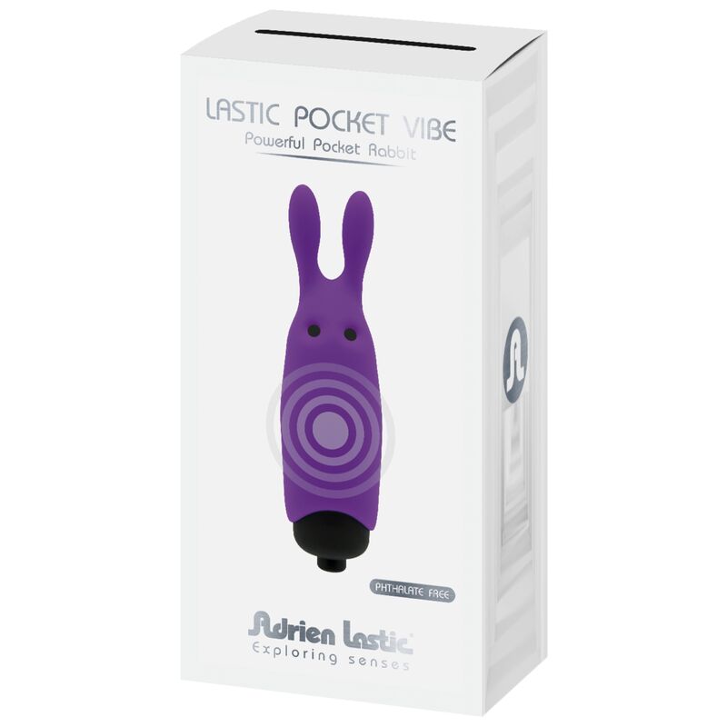 Adrien Lastic - Vibrador De Coelho Violeta De Bolso Lastic - Image 6