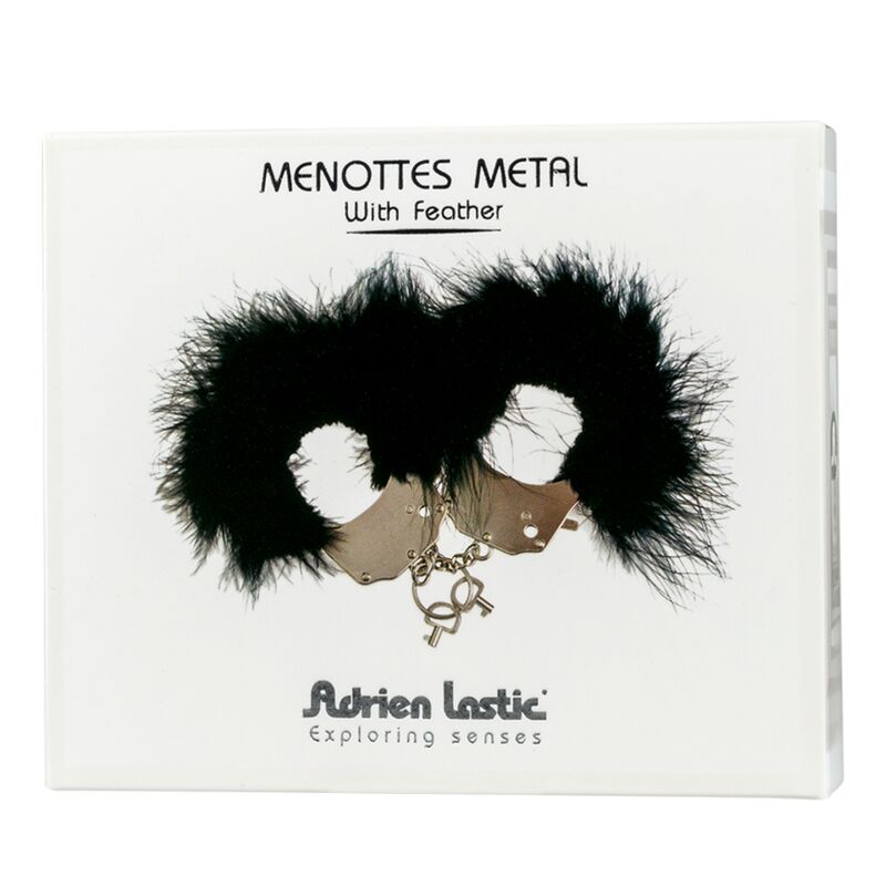Adrien Lastic - Algemas De Metal Com Penas Pretas - Image 3