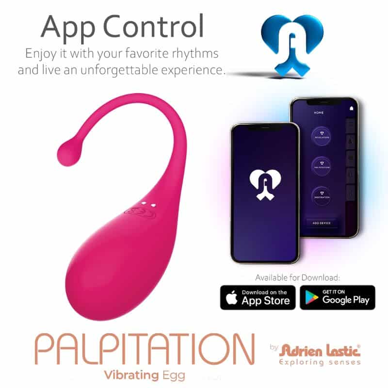 Adrien Lastic - Ovo Vibrante Palpitação Rosa - Aplicativo Gratuito - Image 8