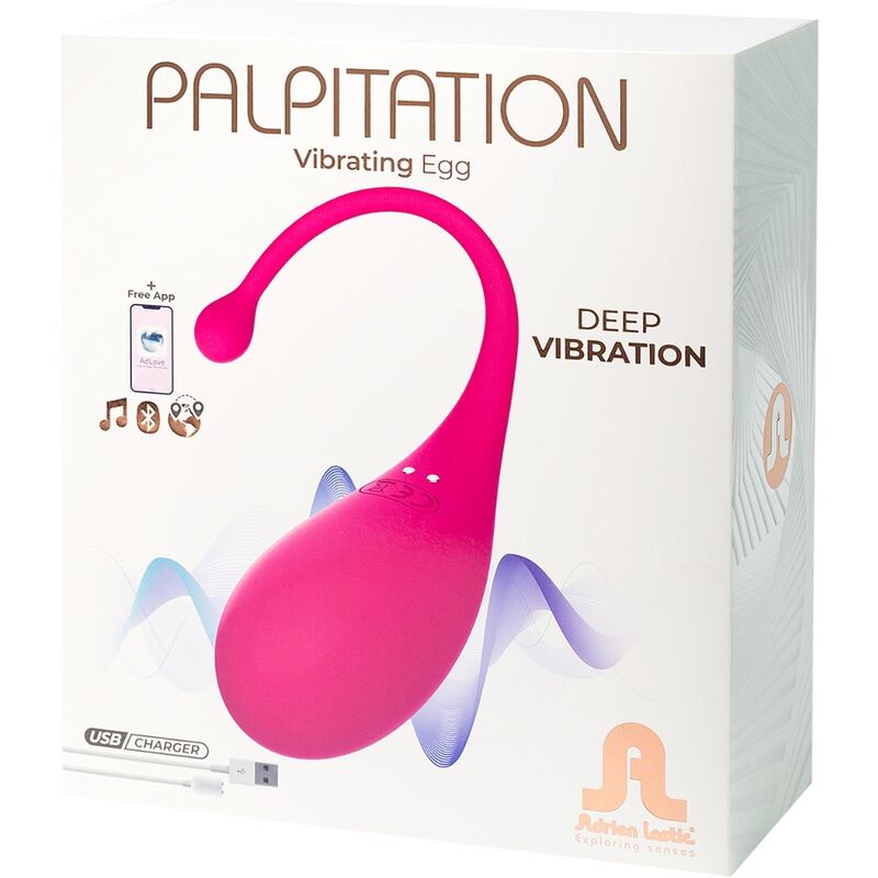 Adrien Lastic - Ovo Vibrante Palpitação Rosa - Aplicativo Gratuito - Image 6