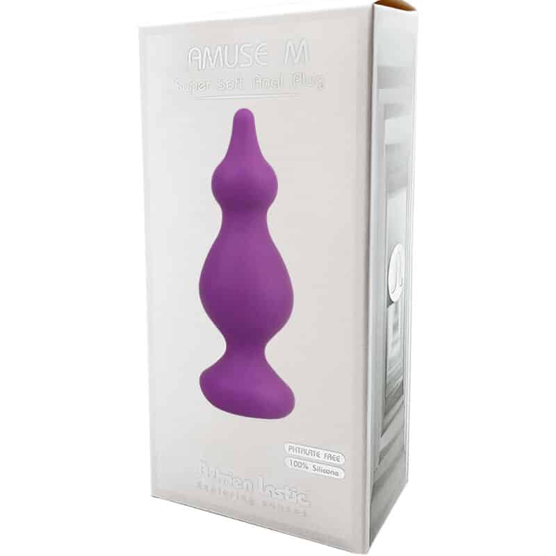 Adrien Lastic - Amuse Anal Plug Violeta Silicone Tamanho M - Image 3