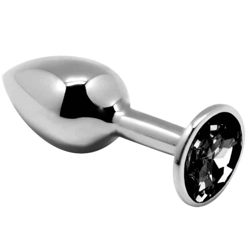 Alive - Mini Plug Prazer Anal Metal Preto Tamanho M