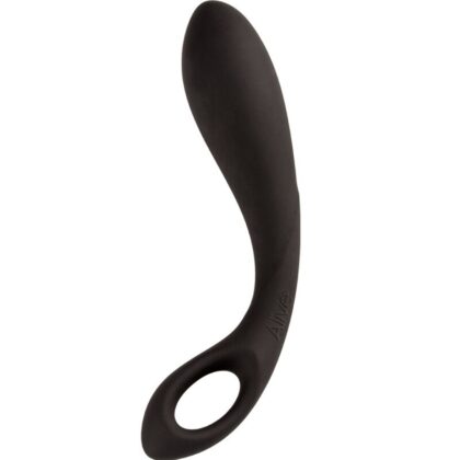 Alive - Massagem Anal Coração Preto 15 Cm