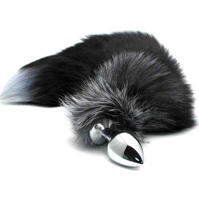 Alive - Plug De Prazer Anal Metal Fox Tail Tamanho M - Image 3