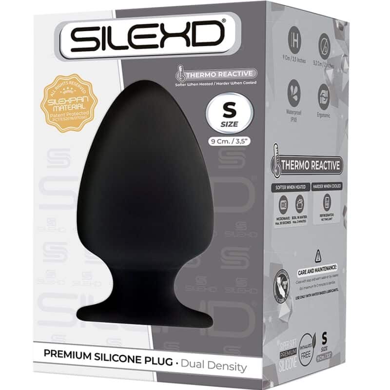 Silexd - Modelo 1 Plug Anal Premium Silexpan Silicone Premium Termoreativo Tamanho S - Image 2