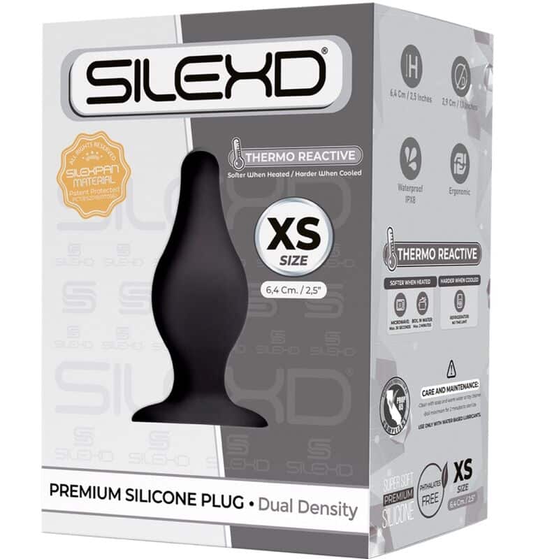 Silexd - Modelo 2 Plug Anal Premium Silexpan Silicone Premium Termoreativo Tamanho Xs - Image 2