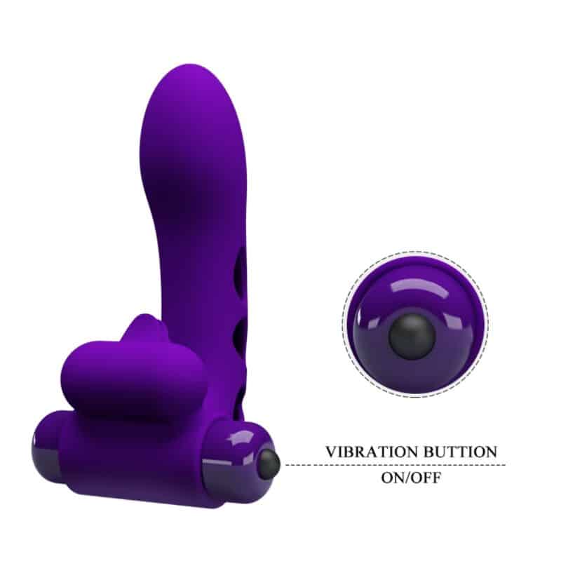 Pretty Love - Capa De Dedo Vibrador Roxo Orlando - Image 6