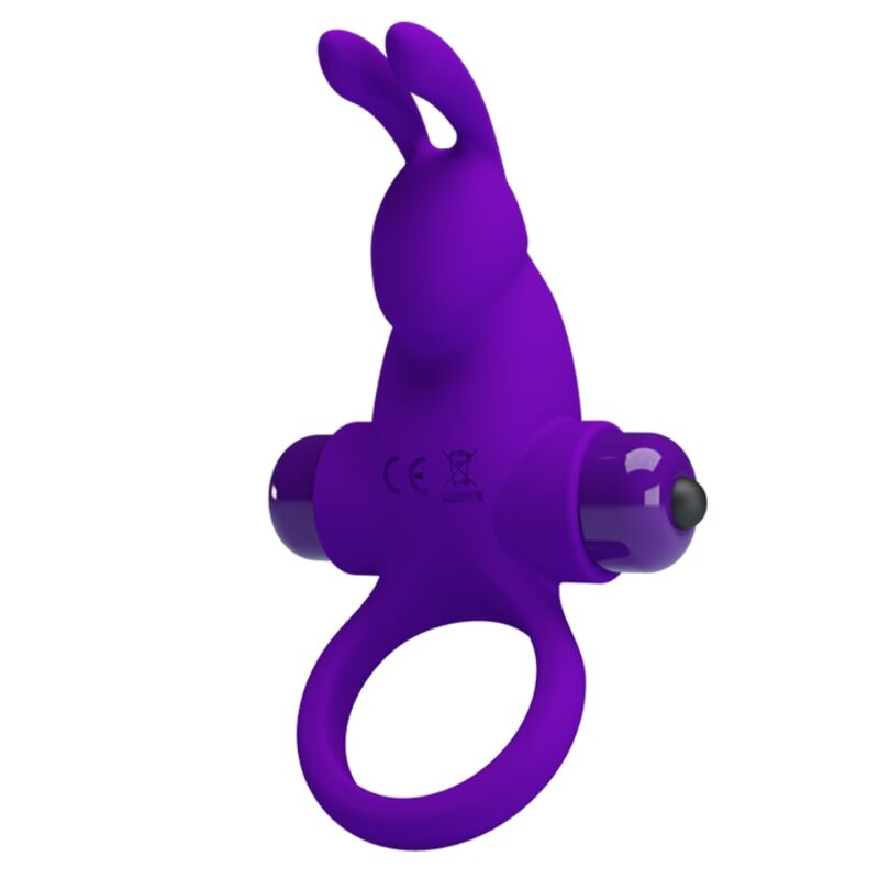 Pretty Love - Anel Vibrador I Coelho Para Pênis Roxo - Image 3