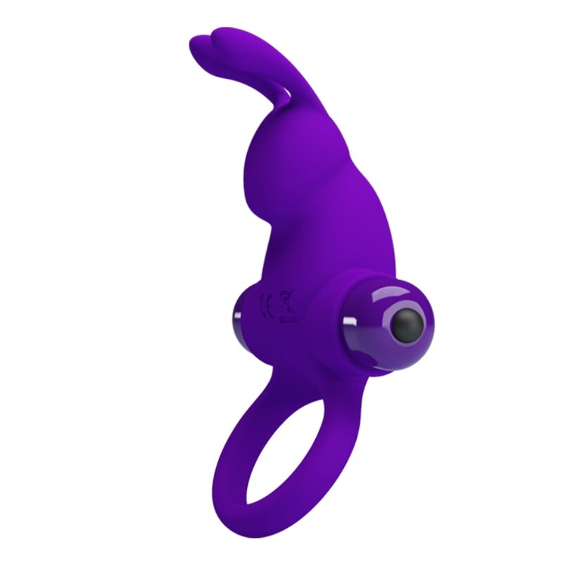 Pretty Love - Anel Vibrador I Coelho Para Pênis Roxo - Image 4