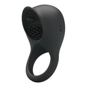 Pretty Love - Anel Para Pénis Vibrante Com Língua Preta