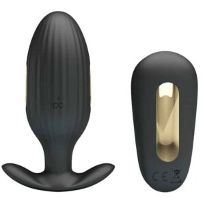 Pretty Love - Vibrador Recarregvel Anal Kelly Plug Preto