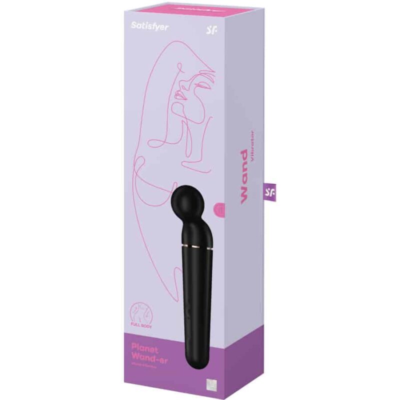 Satisfyer - Massager Vibrador Planet Wand-Er Preto - Image 6