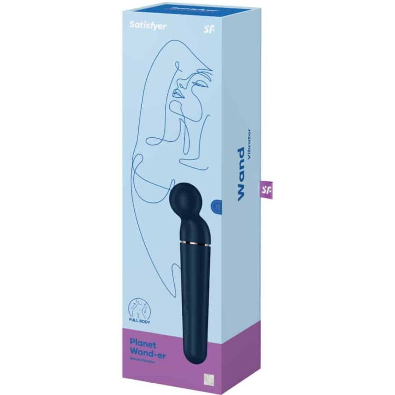 Satisfyer - Massager Vibrador Planet Wand-Er Azul - Image 6
