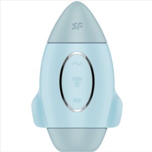 Satisfyer - Vibrador De Impulso Duplo Pequeno Azul Mission Control