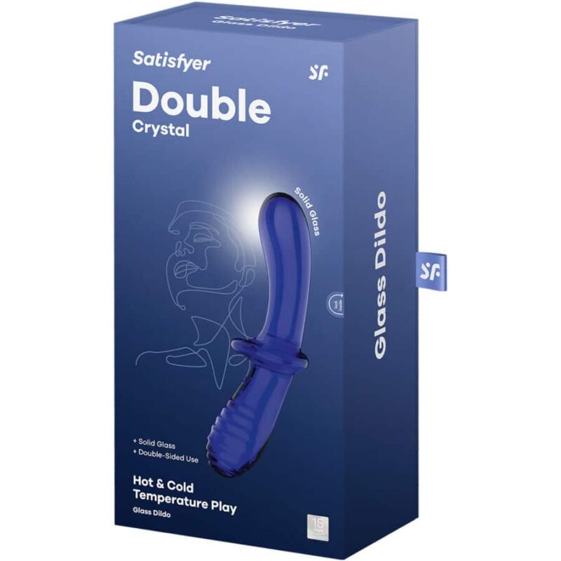 Satisfyer - Dildo De Cristal Duplo Transparente - Image 5