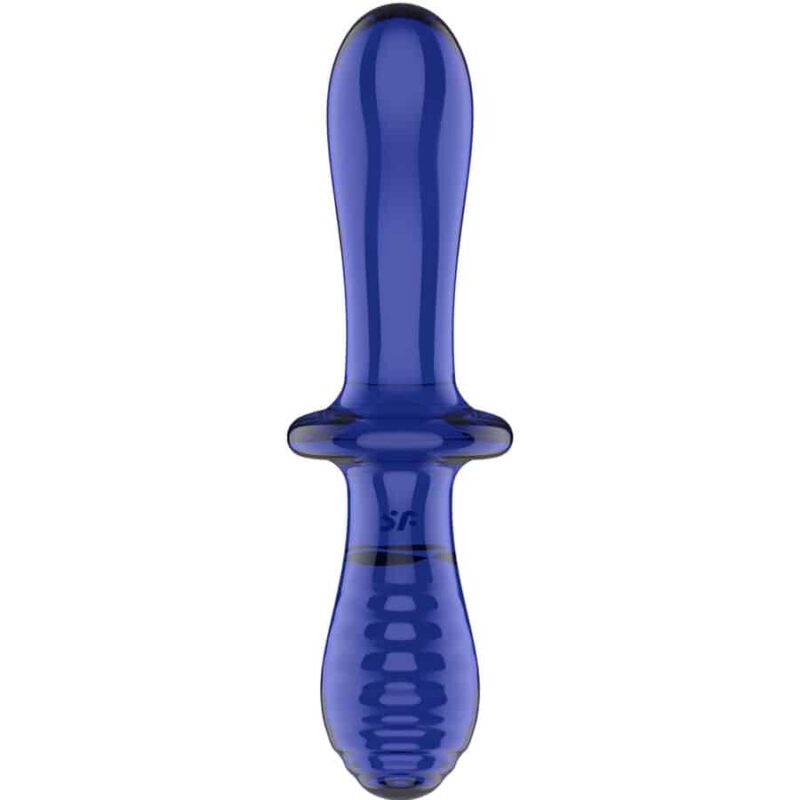 Satisfyer - Dildo De Cristal Duplo Transparente - Image 3