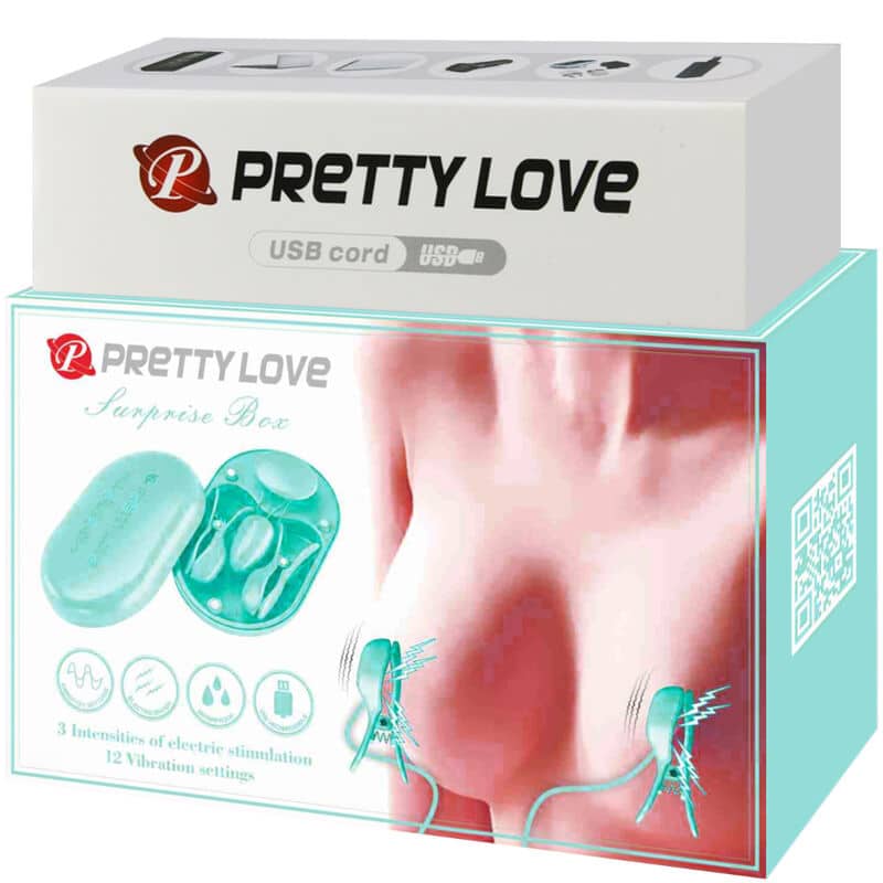 Pretty Love - Caixa Surpresa Azul Pina De Estimulao Electro - Image 8