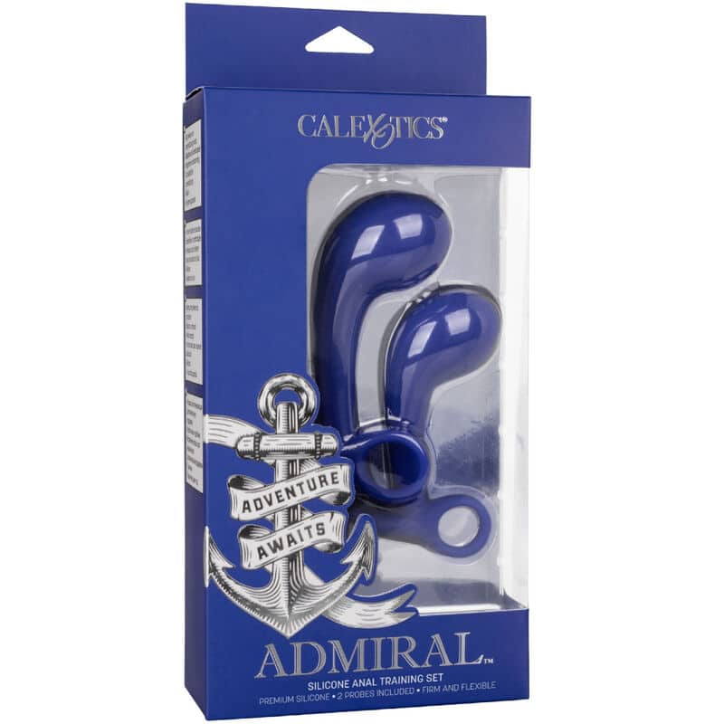 Admiral - Conjunto 2 Plug Anal Azul - Image 5