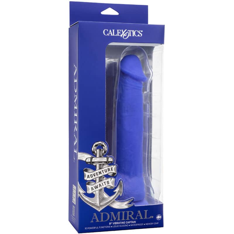 Admiral - Captain Realistic Dildo Vibrador Azul - Image 5