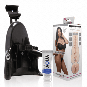 Fleshlight - Violet Myers Waifu + Lançamento Universal + Lubrificante Aqua Quality 50 Ml