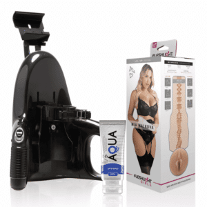 Fleshlight - Mia Malkova Vagina Lvl Up + Lançamento Universal + Lubrificante Aqua Quality 50 Ml