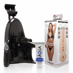 Fleshlight - Vagina Riley Reid Utopia + Lançamento Universal + Lubrificante Aqua Quality 50 Ml
