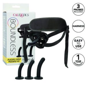 California Exotics - Boundless Kit De Pegging De Curva De Silicone